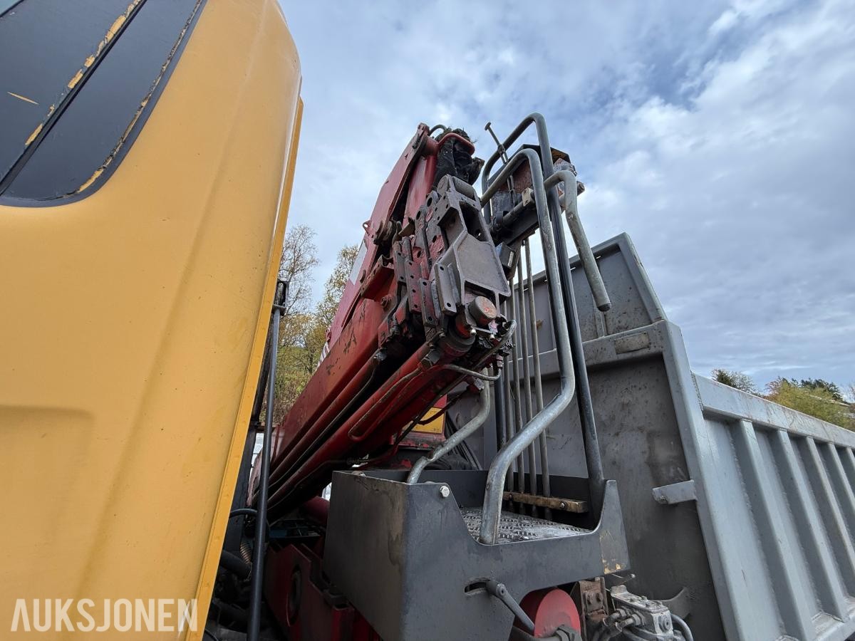 2001 Scania 124C 6X4 Kranbil med tipp - Brøyterigget - HMF - 418000KM