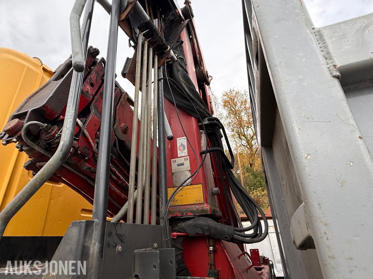 2001 Scania 124C 6X4 Kranbil med tipp - Brøyterigget - HMF - 418000KM