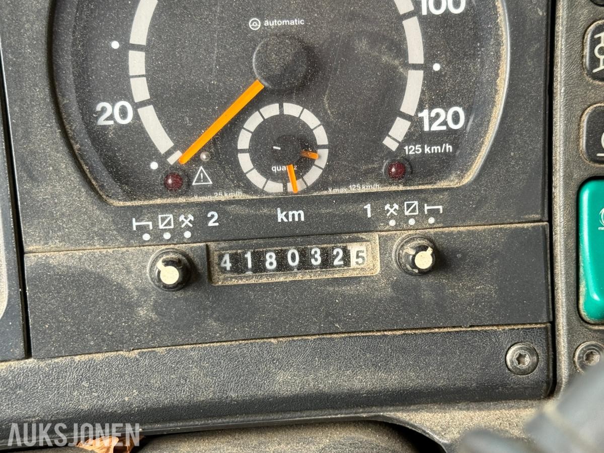 2001 Scania 124C 6X4 Kranbil med tipp - Brøyterigget - HMF - 418000KM