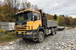 2001 Scania 124C 6X4 Kranbil med tipp - Brøyterigget - HMF - 418000KM