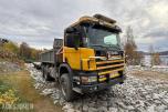 2001 Scania 124C 6X4 Kranbil med tipp - Brøyterigget - HMF - 418000KM