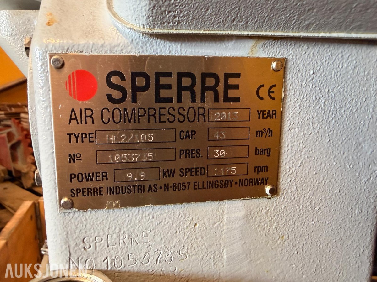 2013 Sperre HL2/105 kompressor