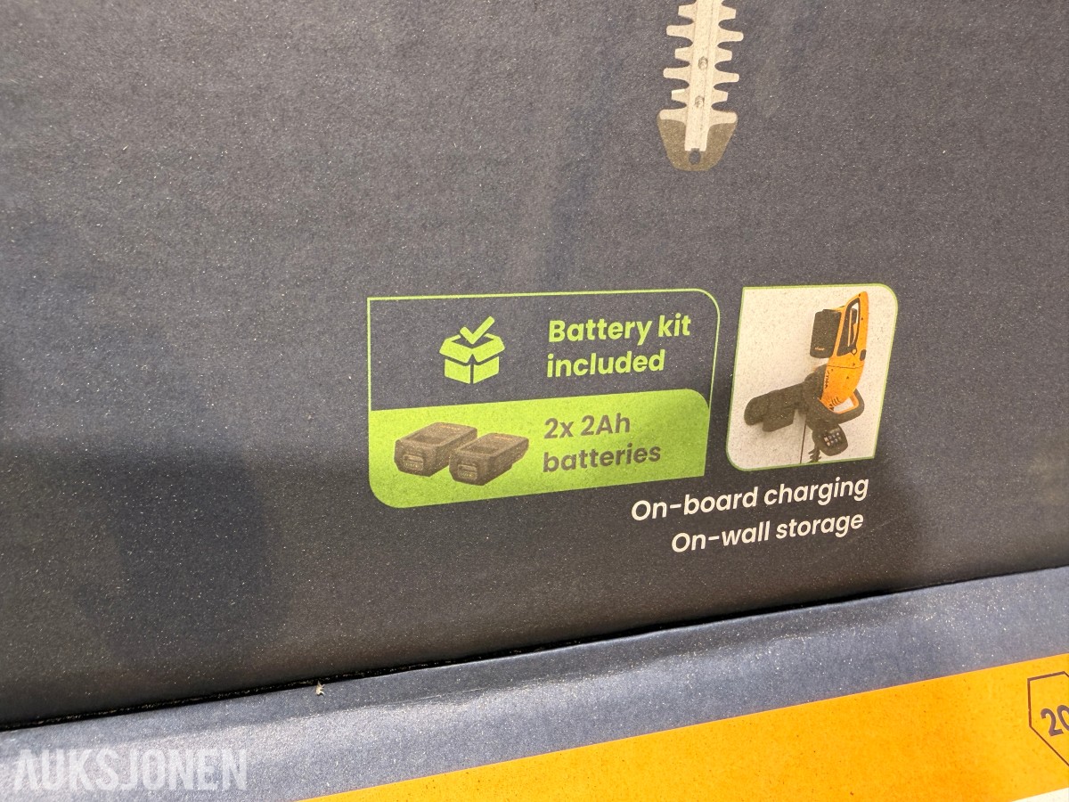 Stiga elektrisk gressklipper og hekksaks med batterier og ladere