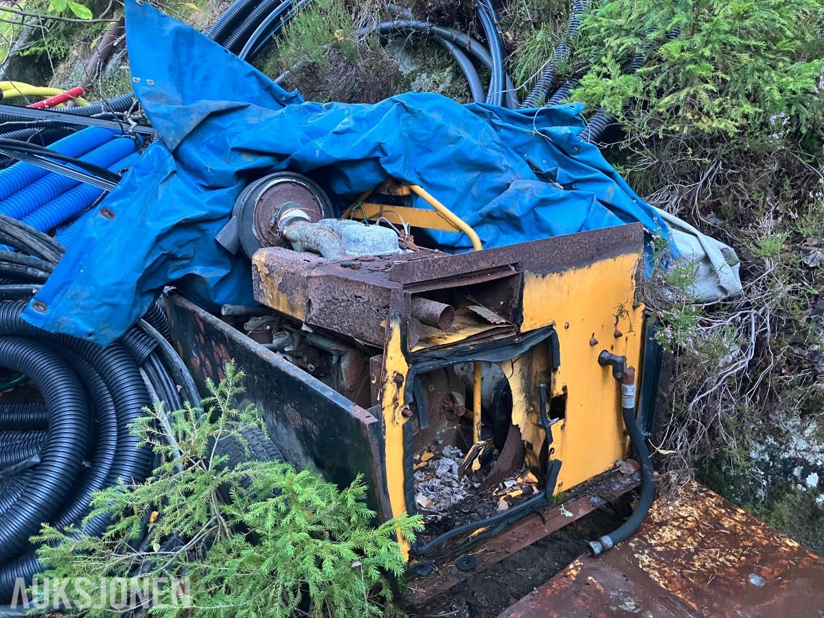 1982 Ingersoll P125wd, 1451 timer - borkompressor 