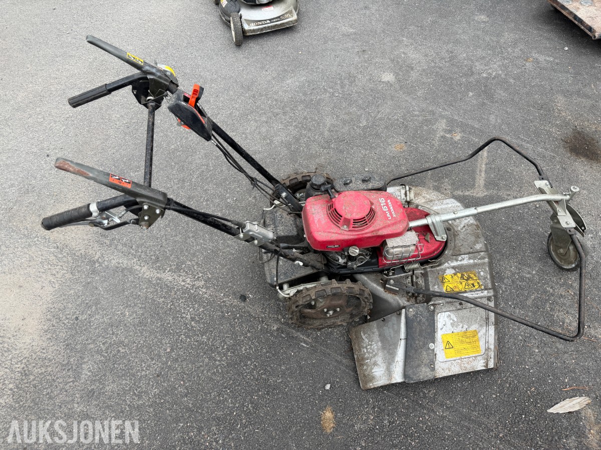 Honda UM616EB gressklipper/rotorslåmaskin - 4,0 kW bensinmotor - 78 kg REP