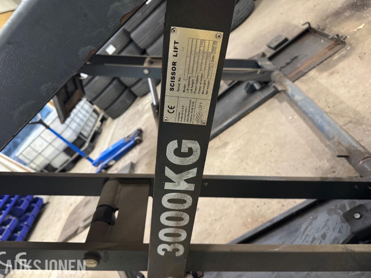 2022 Scissor Lift 3000kg Sakseløfter *Ingen minstepris*