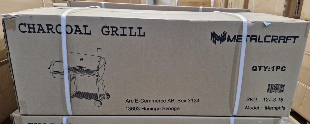 Charcoal Memphis kullgrill 127-3-18