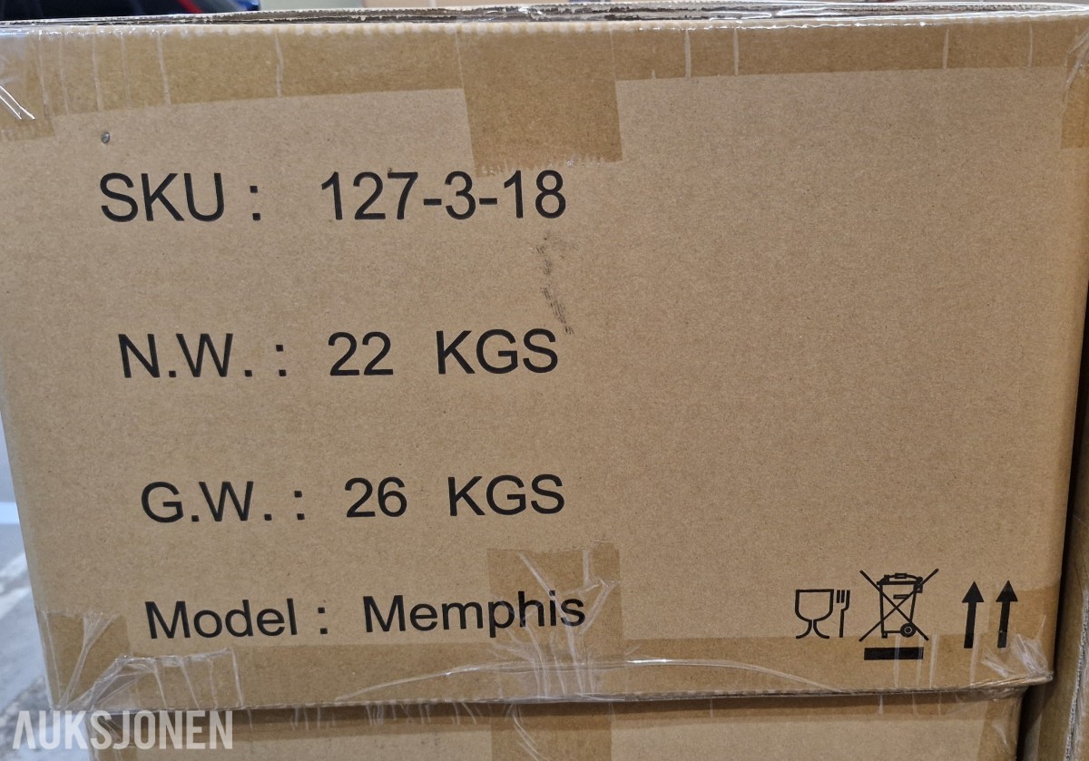 Charcoal Memphis kullgrill 127-3-18