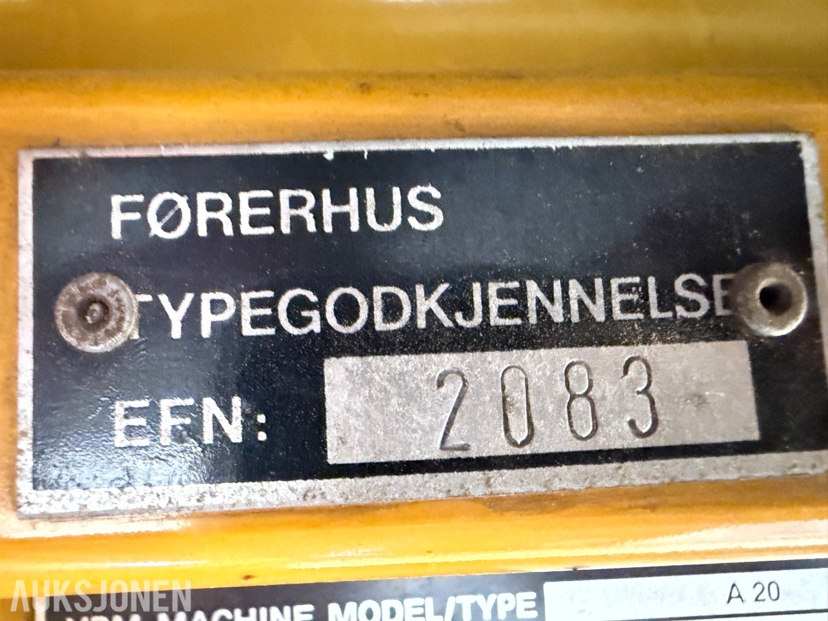 1988 mod. Volvo A20 dumper. 6x6, Sertifisert