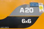 1988 mod. Volvo A20 dumper. 6x6, Sertifisert