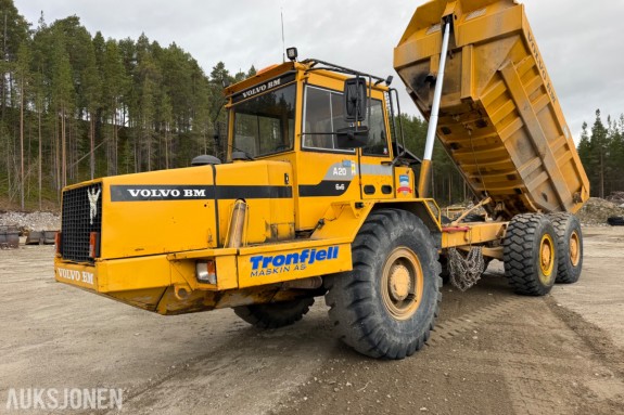 1988 mod. Volvo A20 dumper. 6x6, Sertifisert