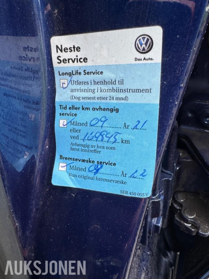 2006 Volkswagen Touran 1.9 TDI 105HK LAV KM EU-OK 09.28 TAKBOKS