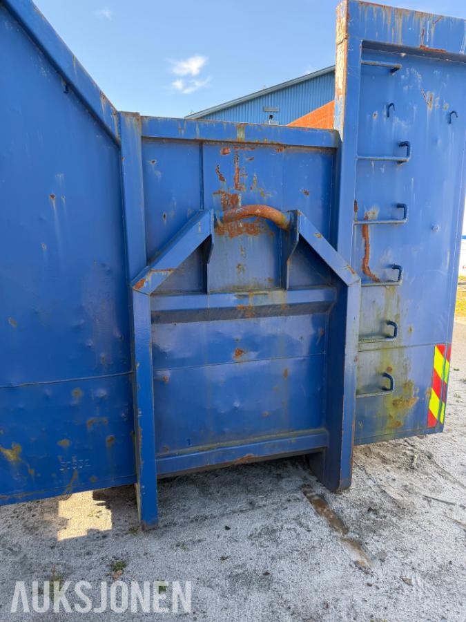 6 meter - krokcontainer med bakdører