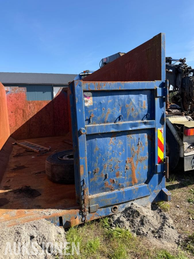 6 meter - krokcontainer med bakdører