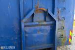 6 meter -  krokcontainer med bakdører