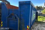 6 meter -  krokcontainer med bakdører