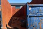 6 meter -  krokcontainer med bakdører