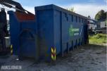 6 meter -  krokcontainer med bakdører