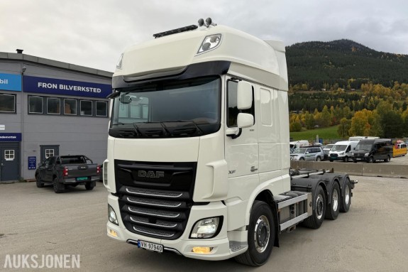 2018 DAF XF 530 krokbil, tridem, 24 tonn krok, JOAB påbygg, 140 215 km