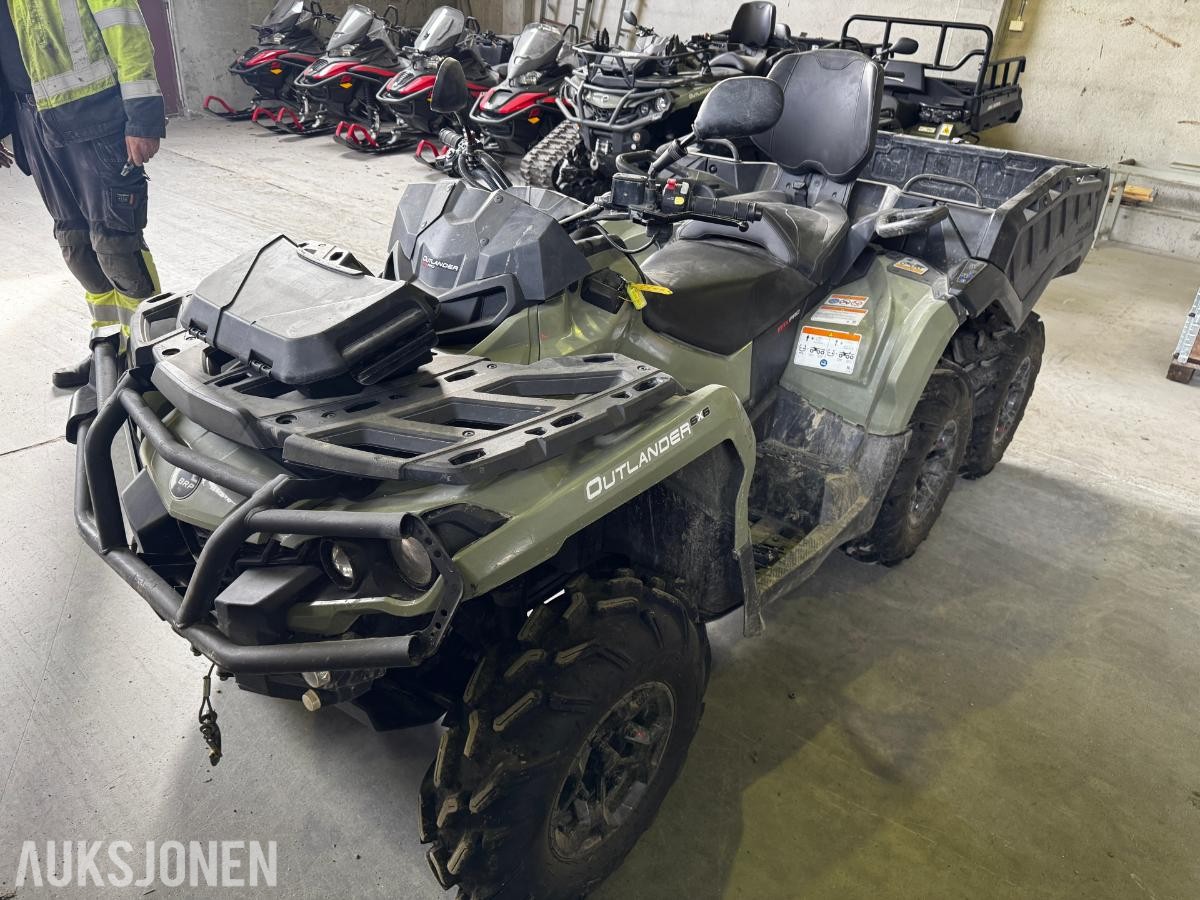 2018 Can-Am 650 6x6 ATV plan, tipp, vinsj