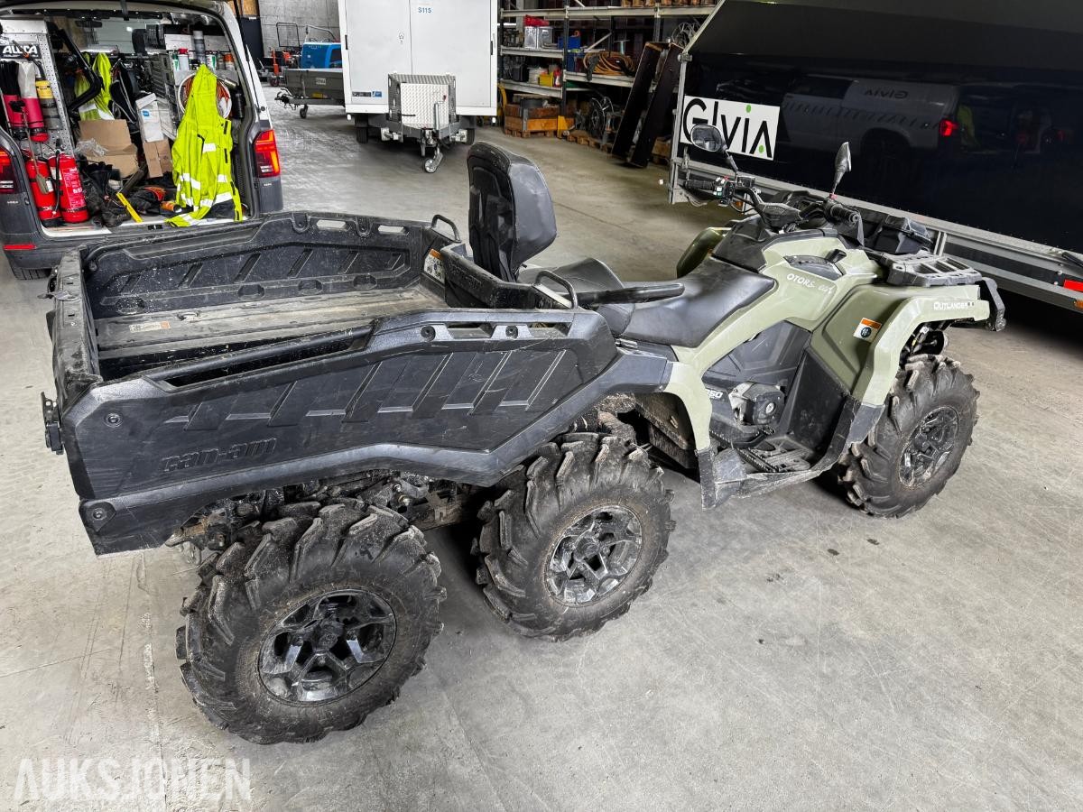 2018 Can-Am 650 6x6 ATV plan, tipp, vinsj