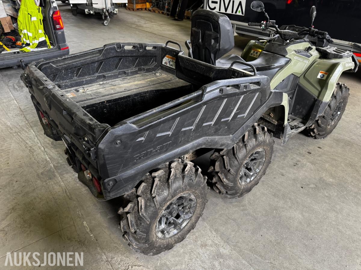 2018 Can-Am 650 6x6 ATV plan, tipp, vinsj