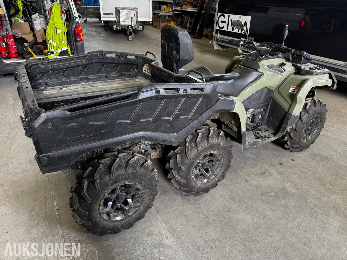 2018 Can-Am 650 6x6 ATV plan, tipp, vinsj