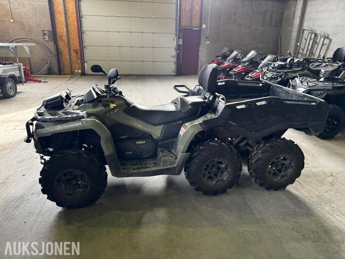 2018 Can-Am 650 6x6 ATV plan, tipp, vinsj
