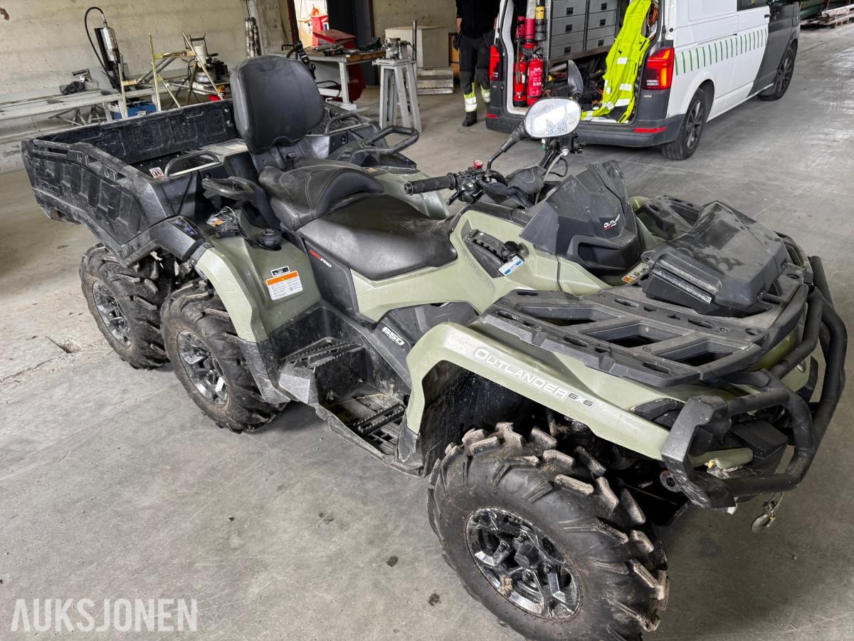 2018 Can-Am 650 6x6 ATV plan, tipp, vinsj