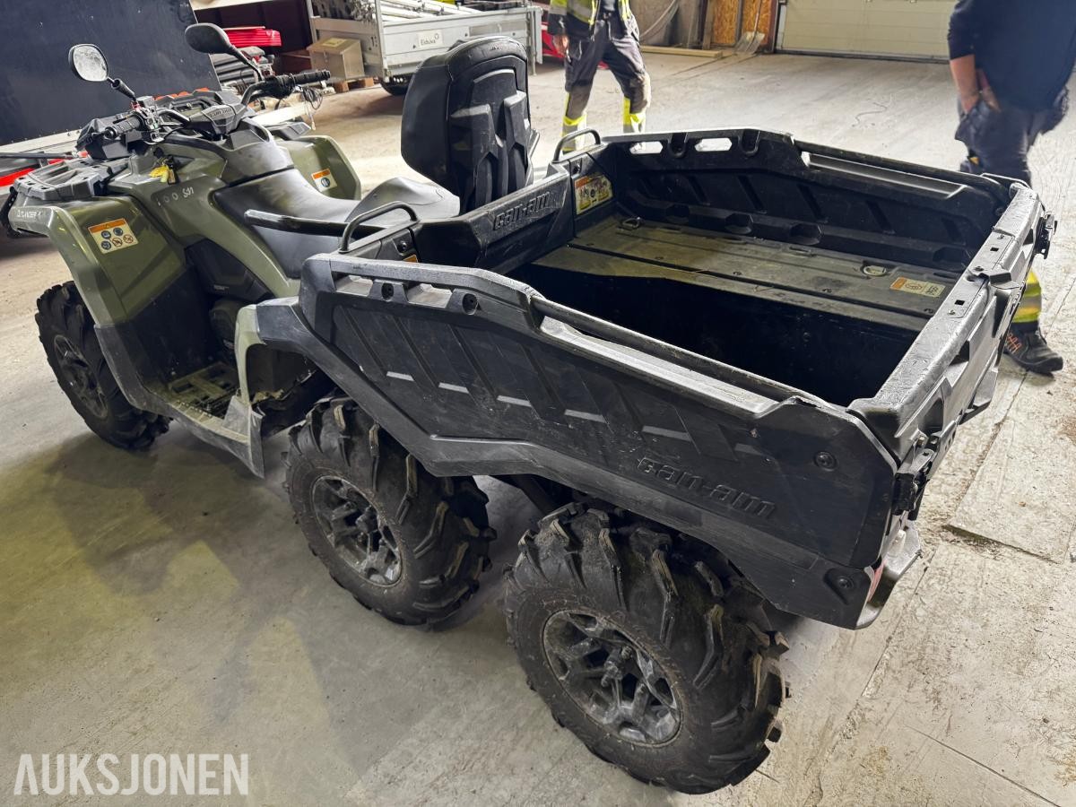 2018 Can-Am 650 6x6 ATV plan, tipp, vinsj