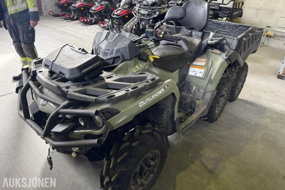 2018 Can-Am 650 6x6 ATV plan, tipp, vinsj