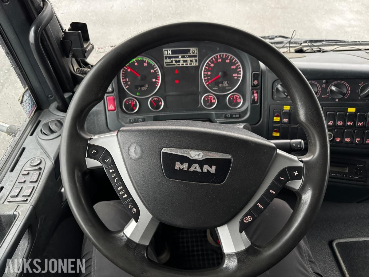 2014 MAN TGM 13.290 4x4BL kranbil, Palfinger PK 12502-SH og selvnivelerende mannskapskurv