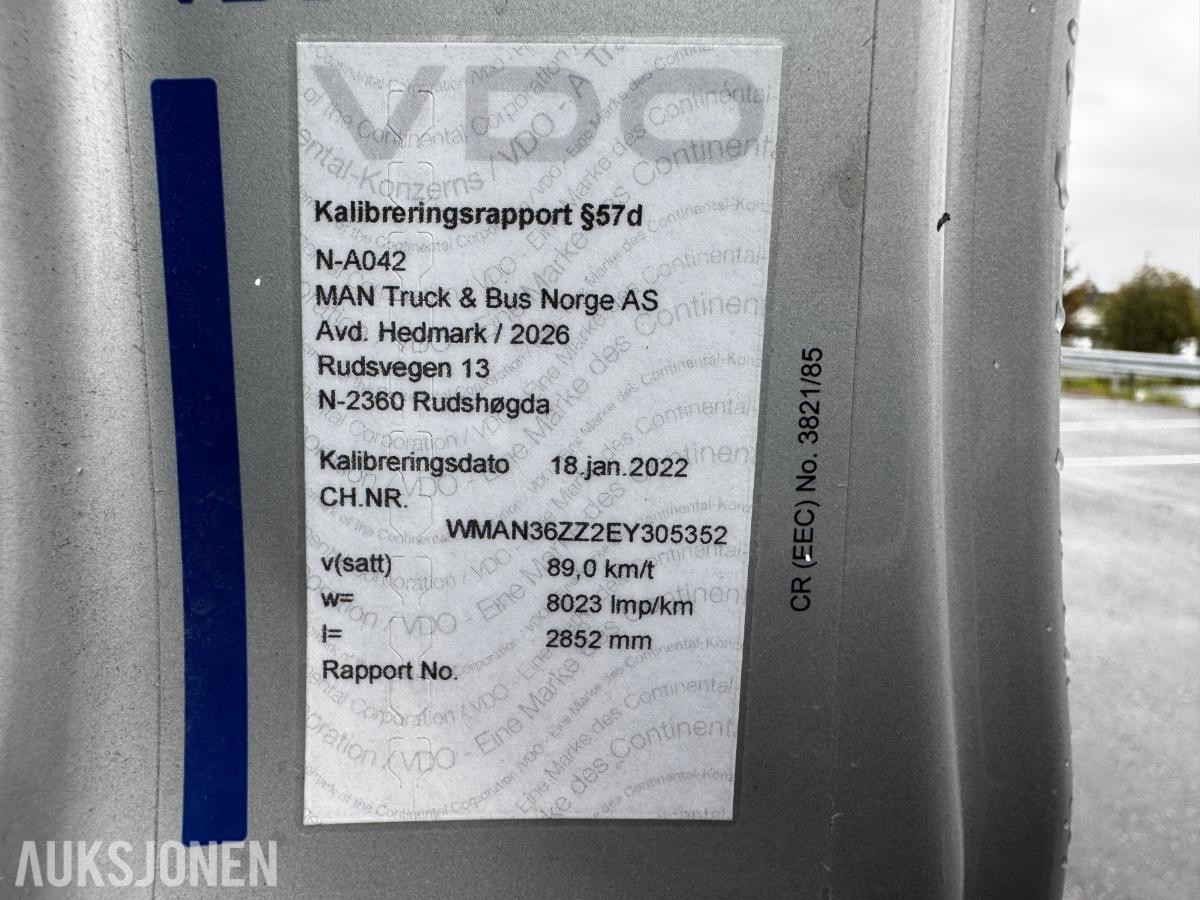 2014 MAN TGM 13.290 4x4BL kranbil, Palfinger PK 12502-SH og selvnivelerende mannskapskurv