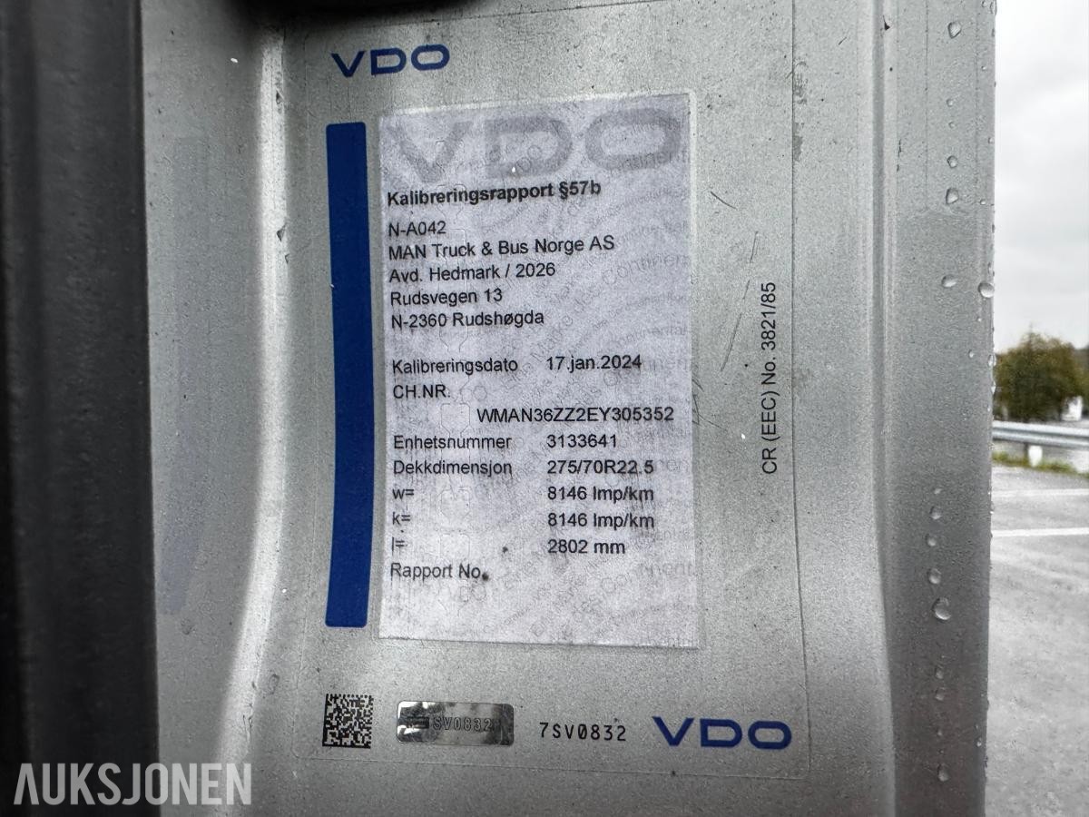 2014 MAN TGM 13.290 4x4BL kranbil, Palfinger PK 12502-SH og selvnivelerende mannskapskurv