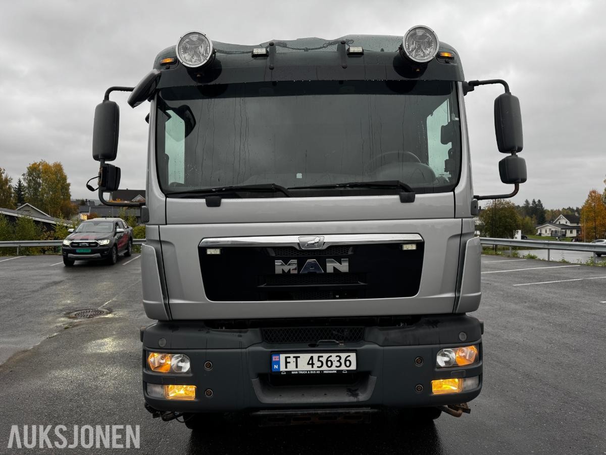 2014 MAN TGM 13.290 4x4BL kranbil, Palfinger PK 12502-SH og selvnivelerende mannskapskurv