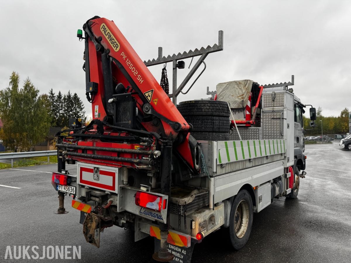 2014 MAN TGM 13.290 4x4BL kranbil, Palfinger PK 12502-SH og selvnivelerende mannskapskurv