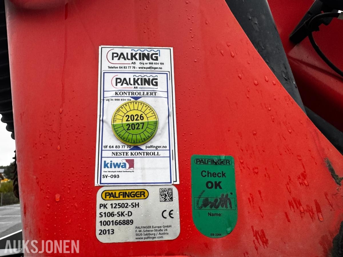 2014 MAN TGM 13.290 4x4BL kranbil, Palfinger PK 12502-SH og selvnivelerende mannskapskurv