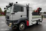 2014 MAN TGM 13.290 4x4BL kranbil, Palfinger PK 12502-SH og selvnivelerende mannskapskurv