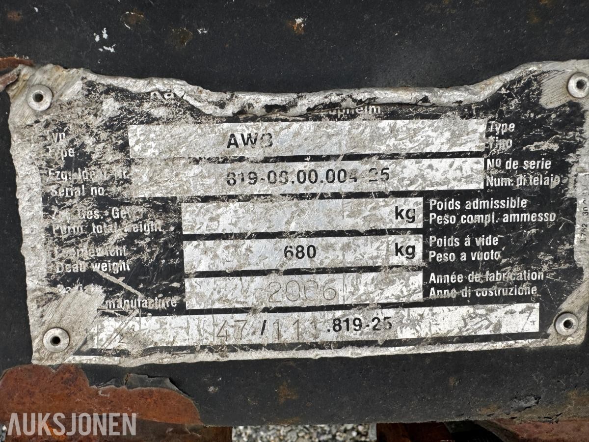2007 Pisten Bully 600 600 tråkkemaskin med fres