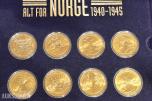 Alt for Norge 1940-1945 Gullbelagte minnemedaljer