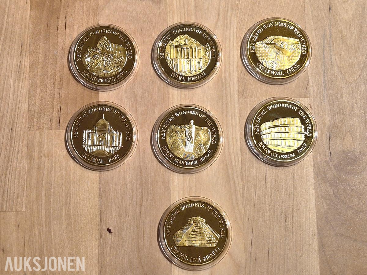 Norges bank-Myntsett samling-Medaljer 1991-2000