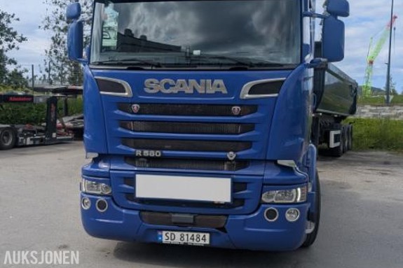 2016 Scania R 580 Trekkbil, Euro 6, 581 hk, 6x2, hydraulikk og flyttbar svingskive.
