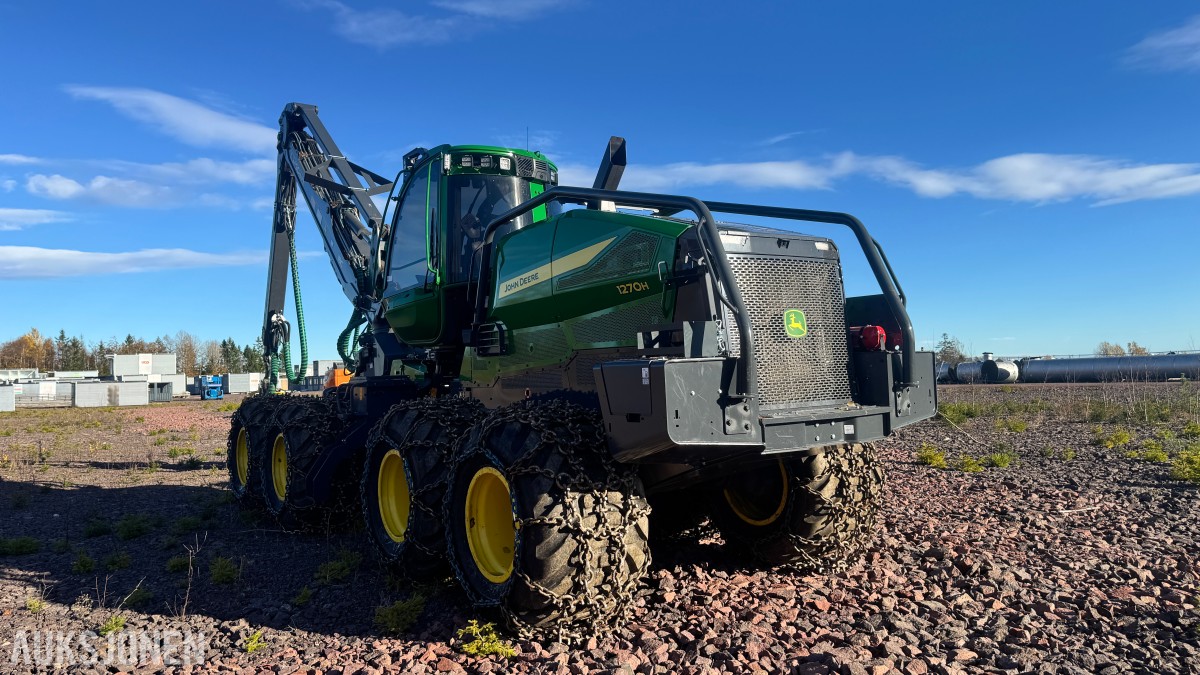 2026 John Deere 1270H hogstmaskin – H424 aggregat – 331 timer