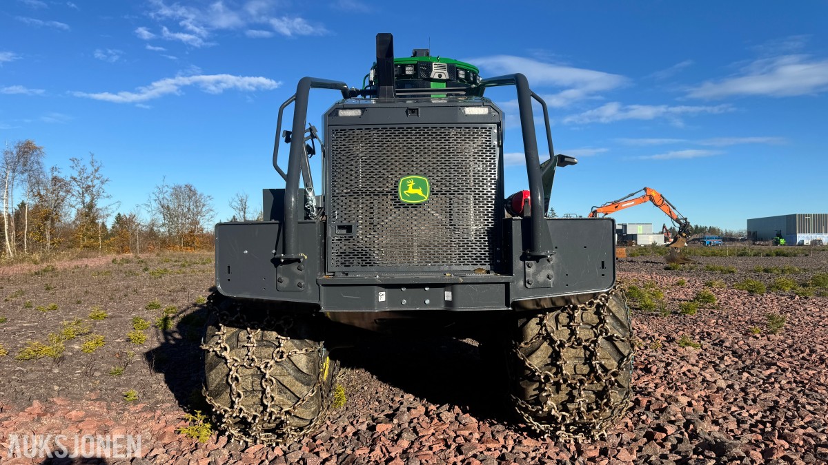 2026 John Deere 1270H hogstmaskin – H424 aggregat – 331 timer