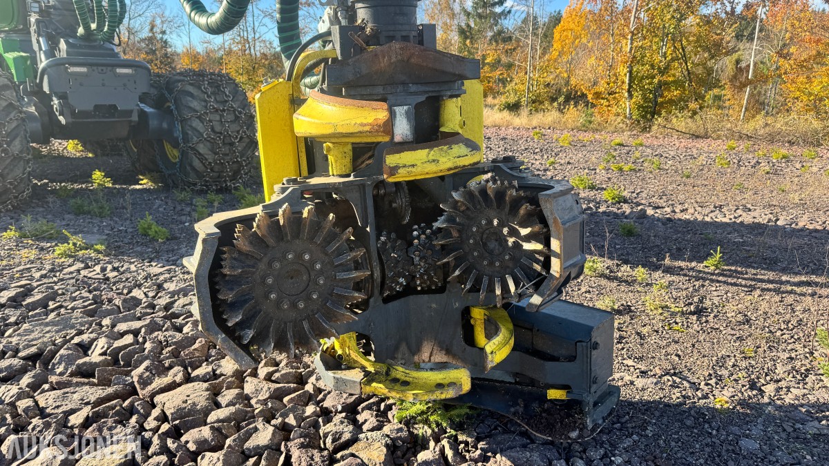 2026 John Deere 1270H hogstmaskin – H424 aggregat – 331 timer