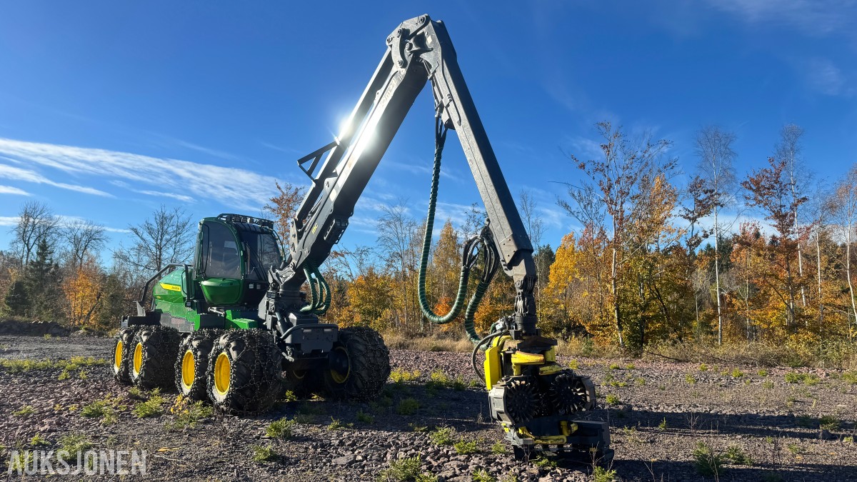 2026 John Deere 1270H hogstmaskin – H424 aggregat – 331 timer