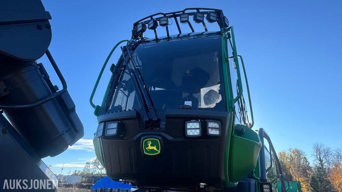 2026 John Deere 1270H hogstmaskin – H424 aggregat – 331 timer