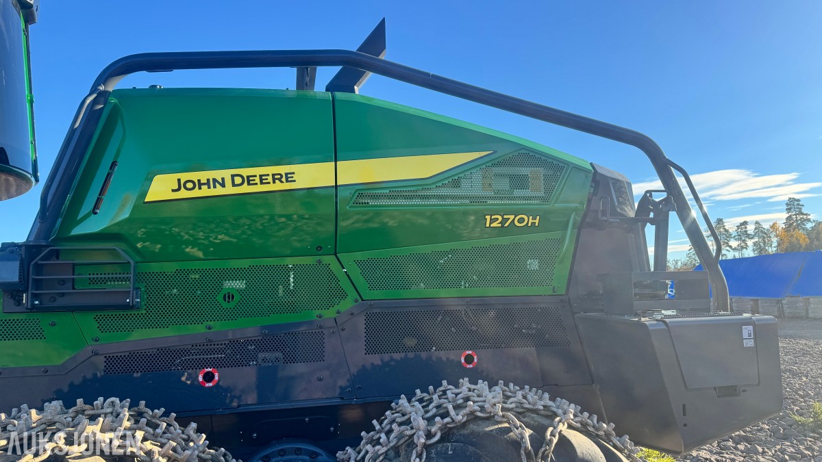 2026 John Deere 1270H hogstmaskin – H424 aggregat – 331 timer