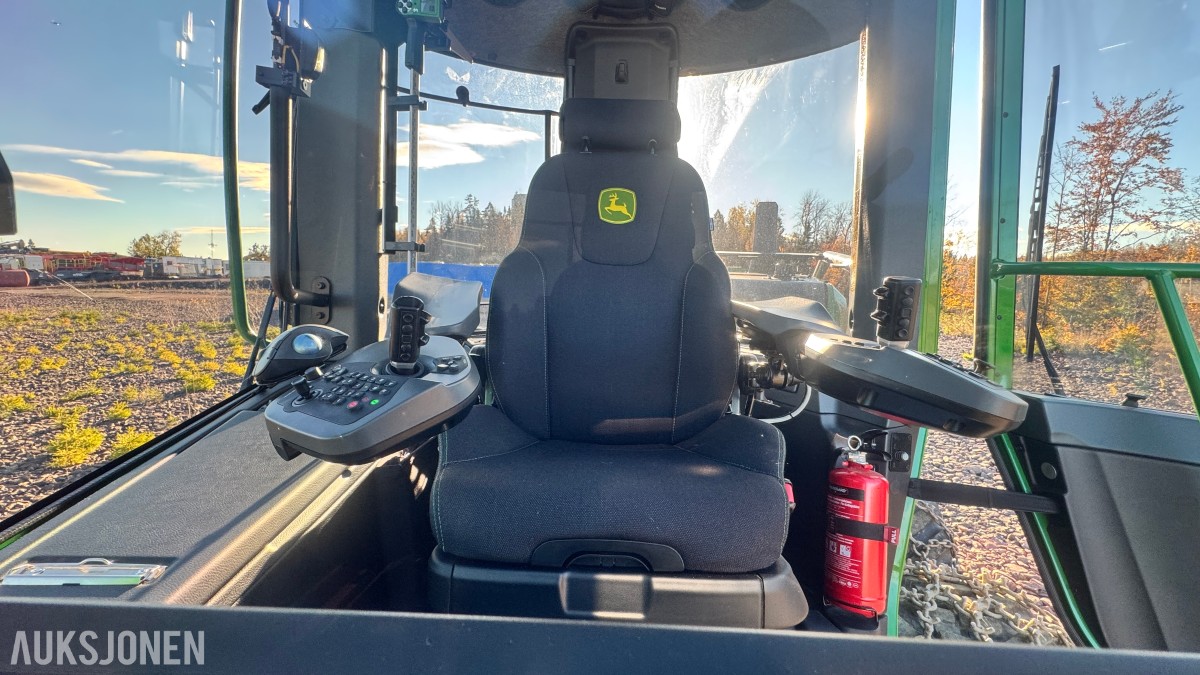 2026 John Deere 1270H hogstmaskin – H424 aggregat – 331 timer