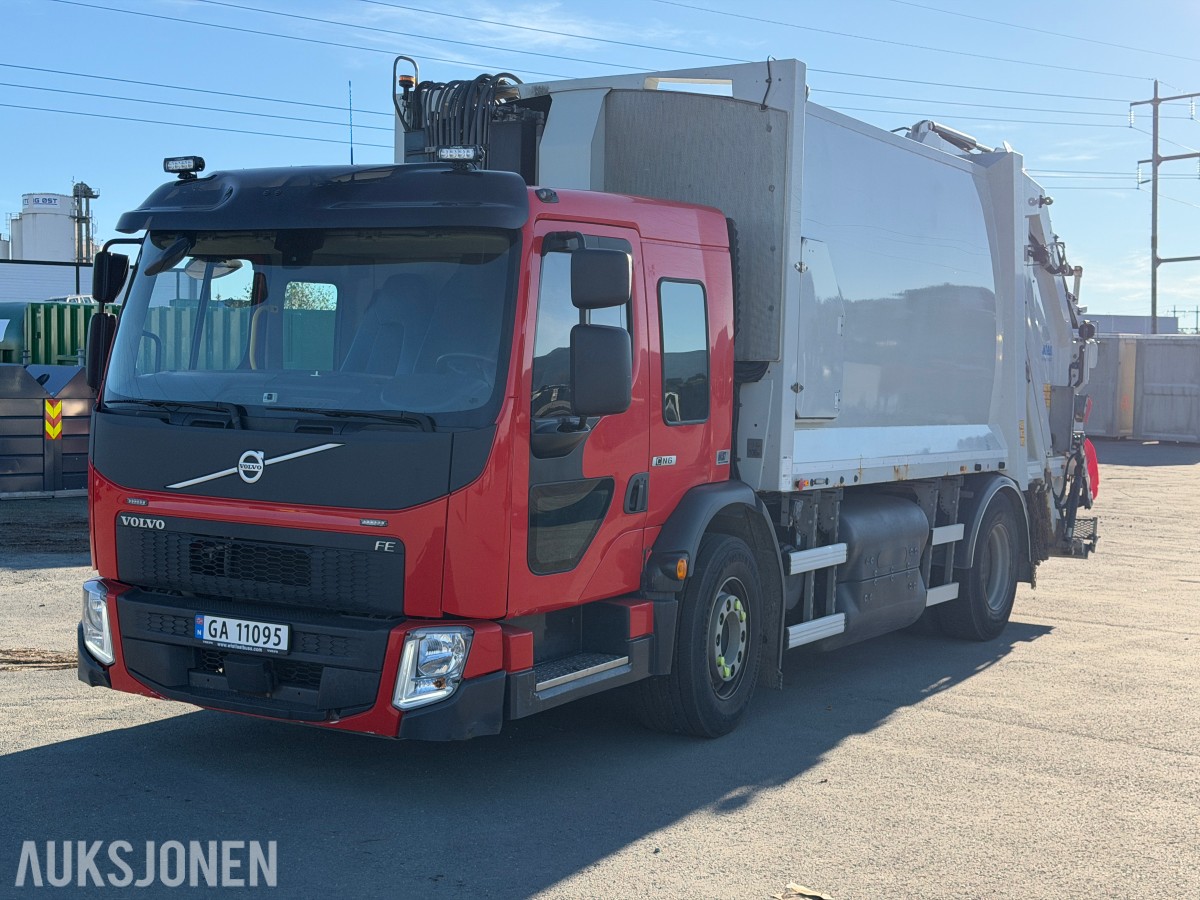 2019 Volvo FE CNG renovasjonsbil - JOAB Anaconda 17,6 m³